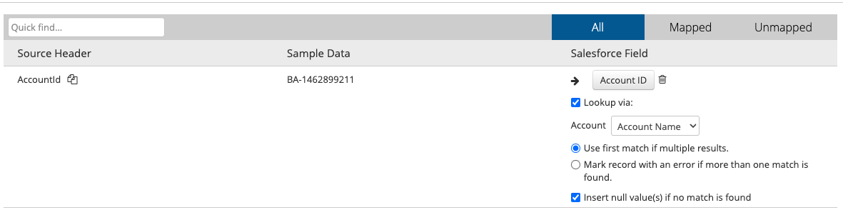 Account Lookup